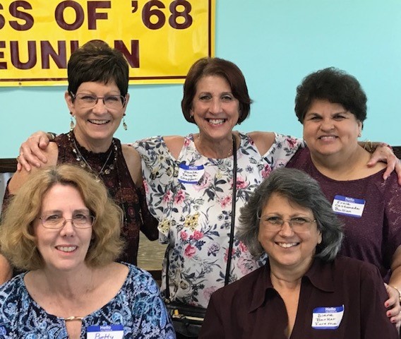 Loretta Lalonde, Paula Daigle, Ernie Castaneda, Betty Steck and Diane Barker